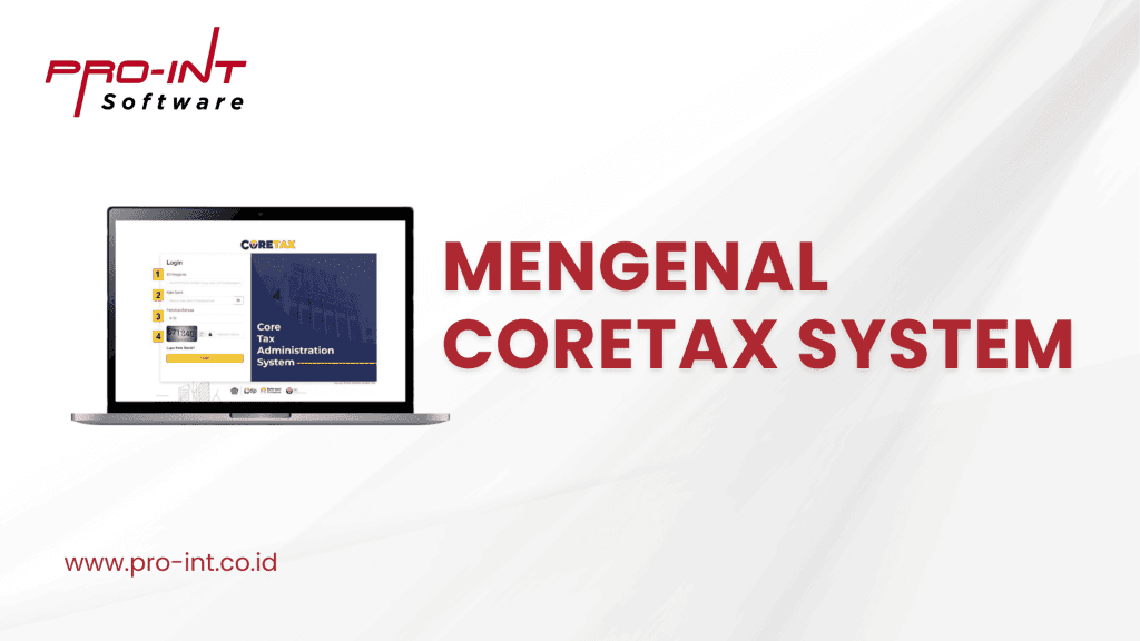 Efficient CoreTax system interface displayed on a laptop screen for tax administration and business management