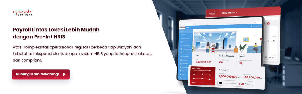 Advanced HRIS and ERP software for seamless payroll management across multiple locations in Indonesia