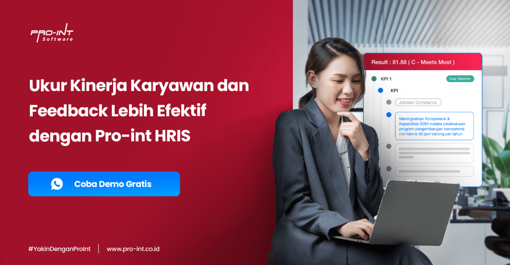 Ukur Kinerja karyawan dan feedback lebih efektif dengan Pro Int HRIS