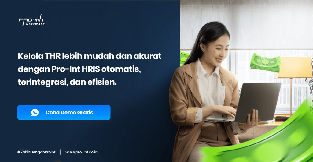 Kelola THR secara lebih terstruktur melalui perhitungan otomatis data karyawan yang selalu terupdate serta integrasi payroll yang efisien dengan Pro Int HRIS