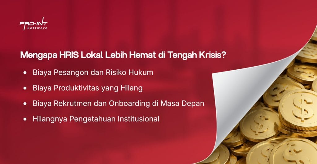 Mengapa HRI Lokal lebih hemat di tengah krisis - Pro-Int Software Mengapa HRI Lokal lebih hemat di tengah krisis