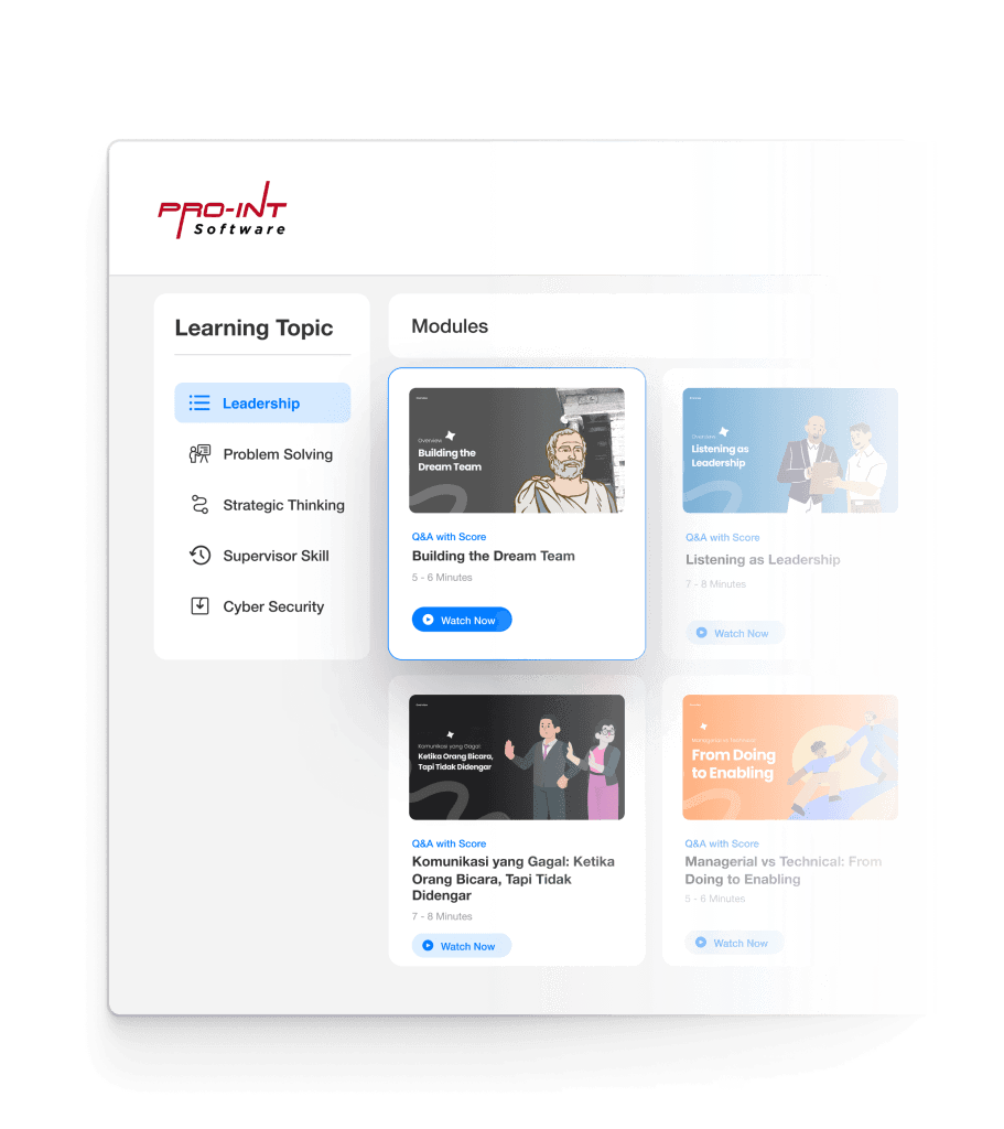 LMS 2 - Pro-Int Software - Pro-Int Software