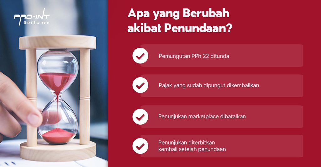 Pro-Int ERP - Pro-Int Software Apa yang berubah dari penundaan pemungutan PPh 22?